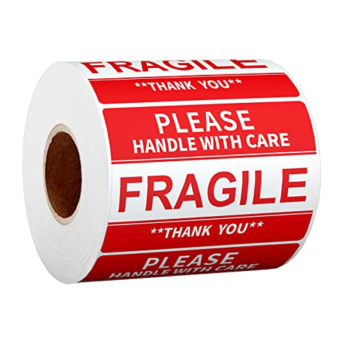 2 by 3 inch fragile stickers for shipping